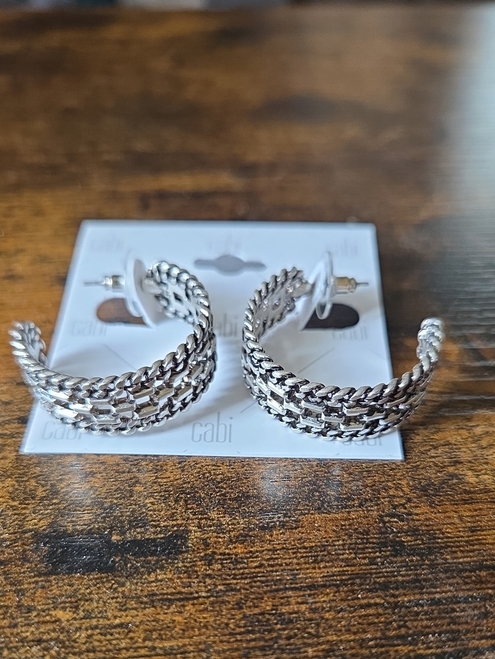 CAbi Collar Hoop Earrings
